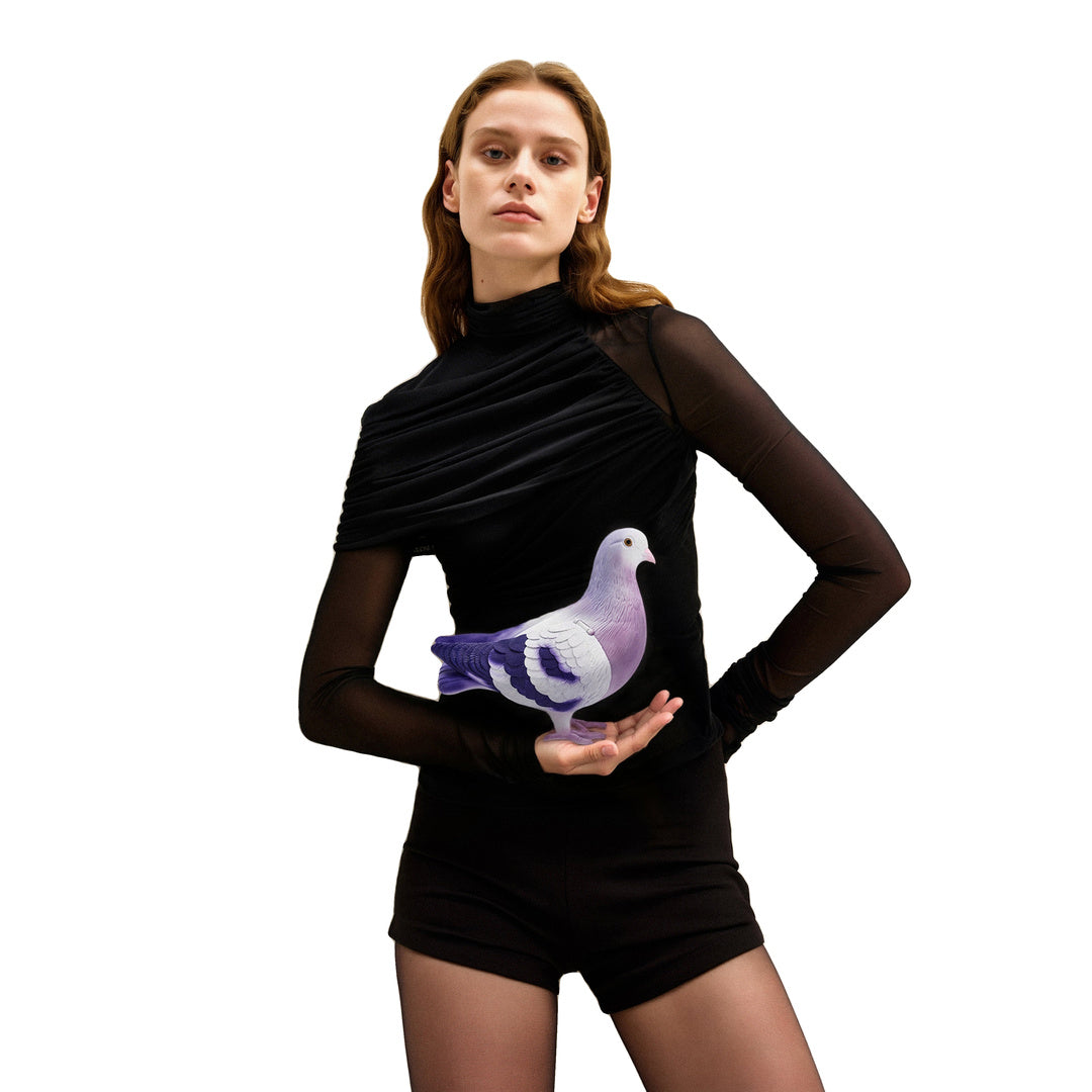 JW PEI Kallie Pigeon Clutch Bag-Purple by JW PEI