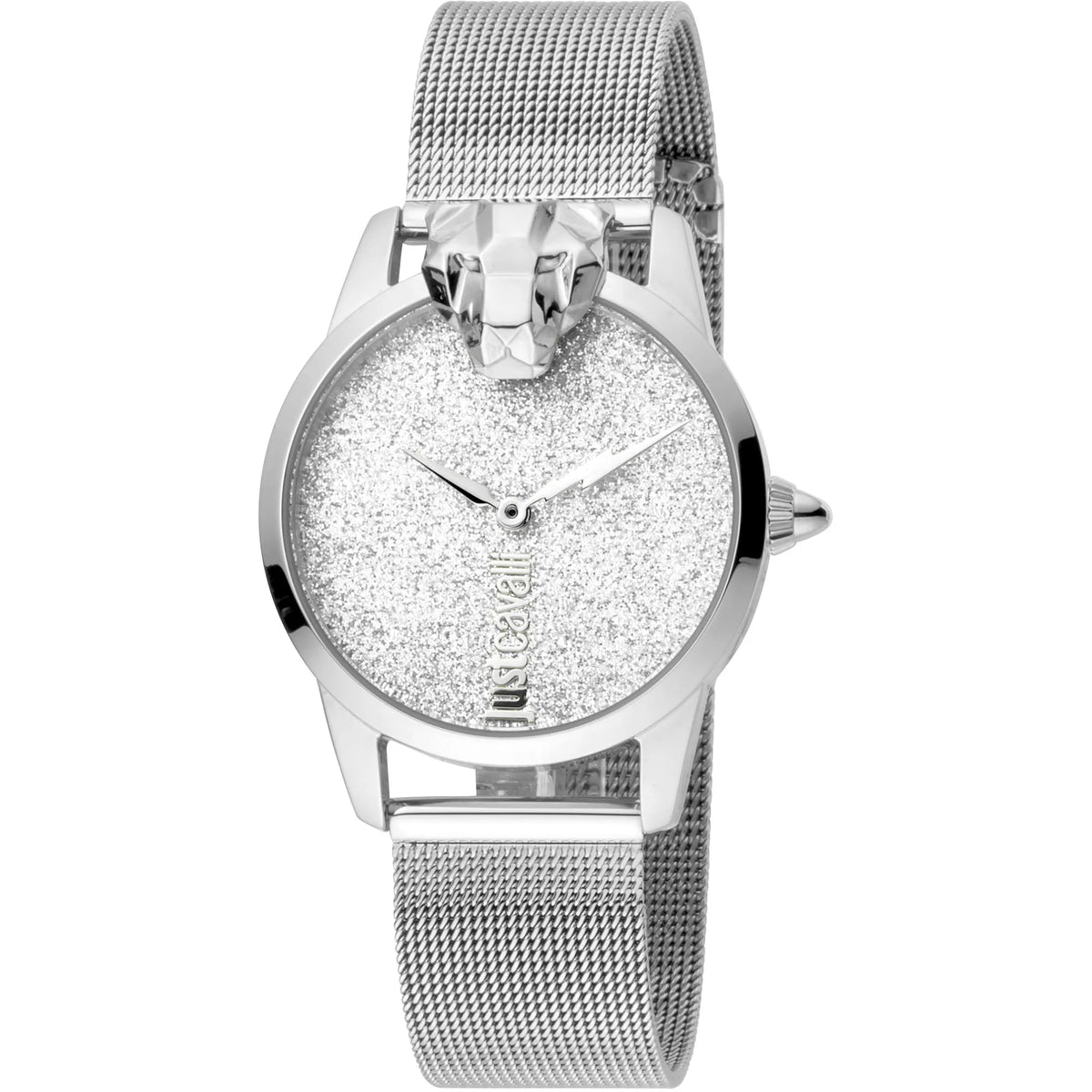 JC Shine 2 Silver Steel Glitter - Just Cavalli JC1L057M0325
