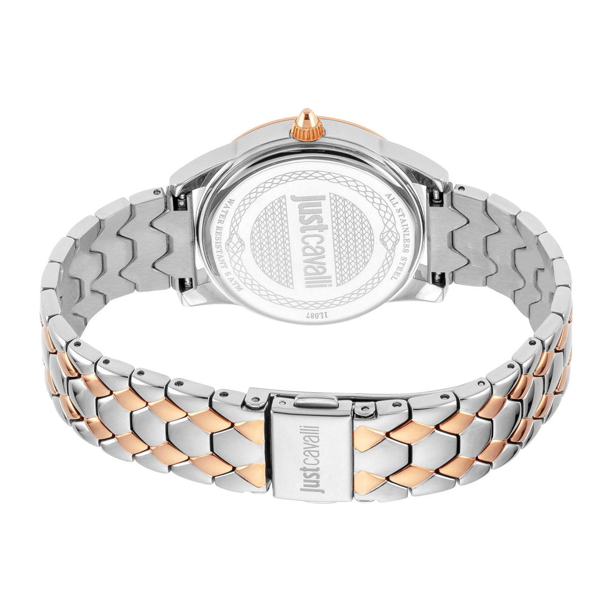 SET Steel Yellow Gold TwoTone Zircons - Just Cavalli JC1L087M0085