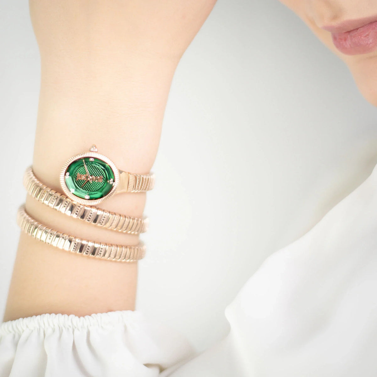 After Party Rose Gold Green - Just Cavalli JC1L269M0045