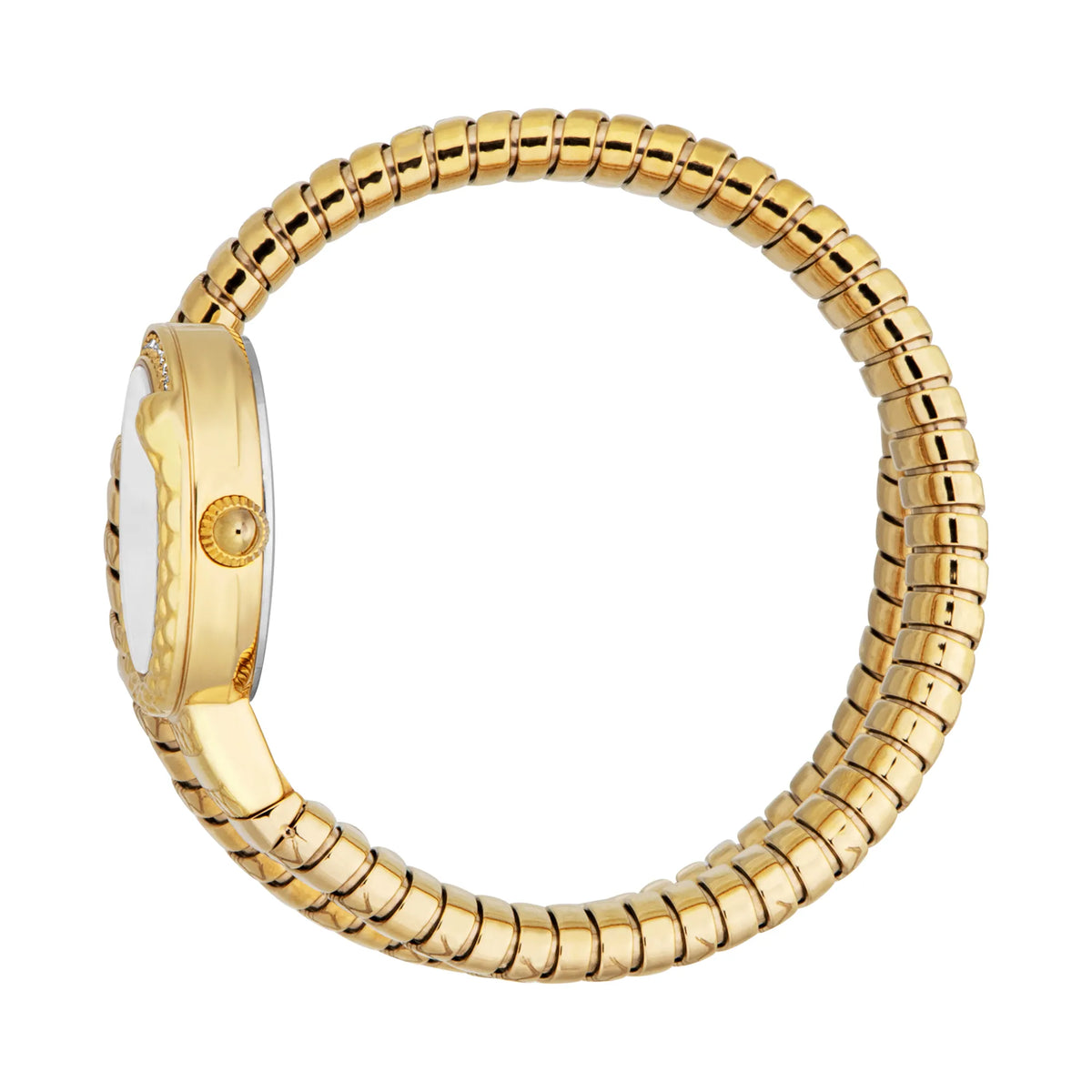 Cerchio Snake Yellow Gold Silver Grey - Just Cavalli JC1L301M0025