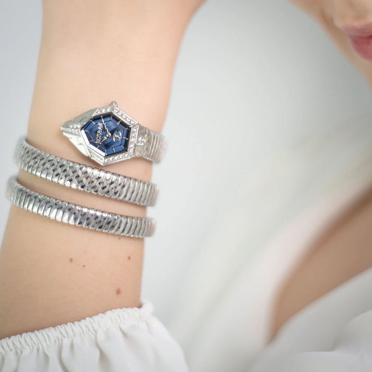Mesmerizing Silver Blue - Just Cavalli JC1L304M0015