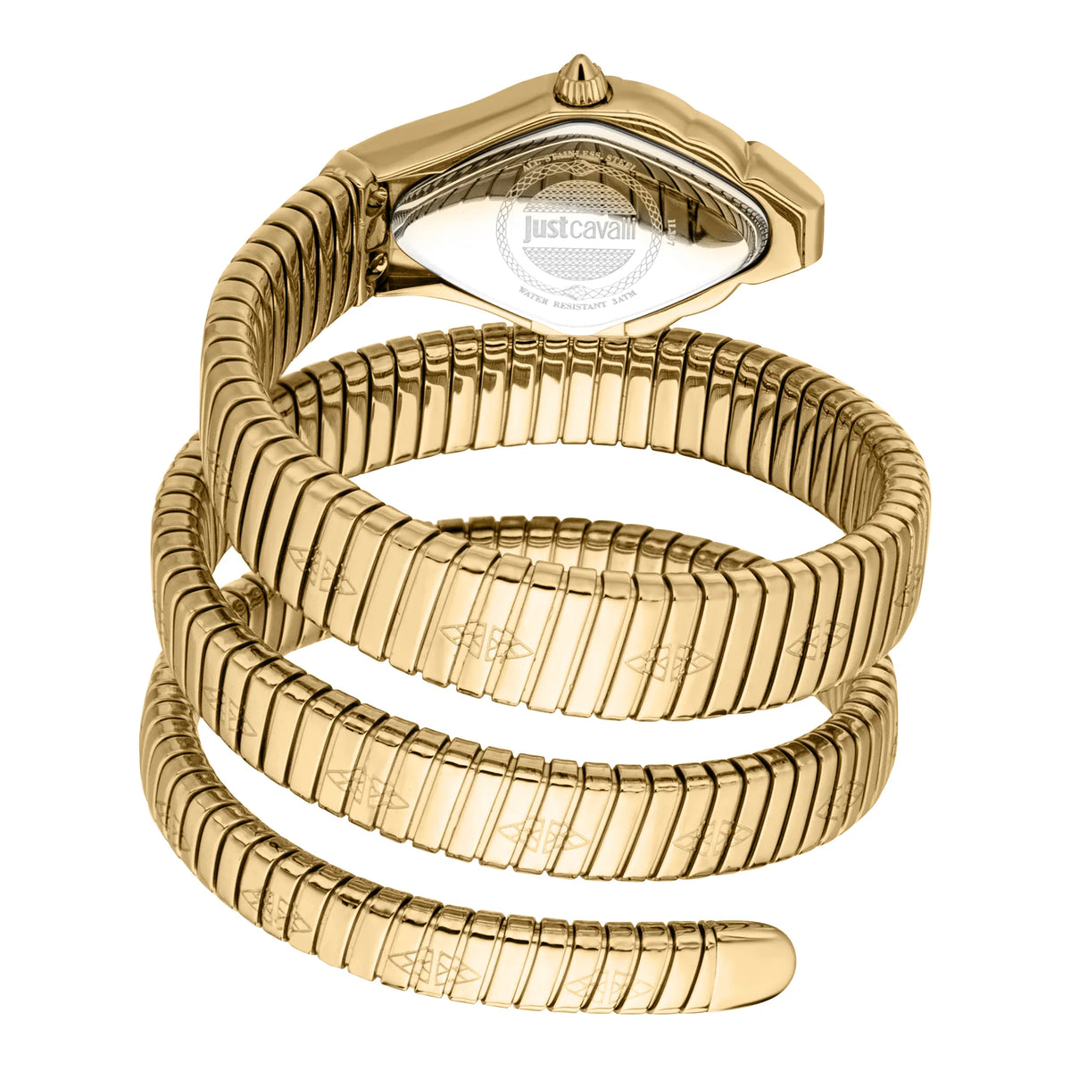 Cristallo Yellow Gold Bottle Green - Just Cavalli JC1L307M0035