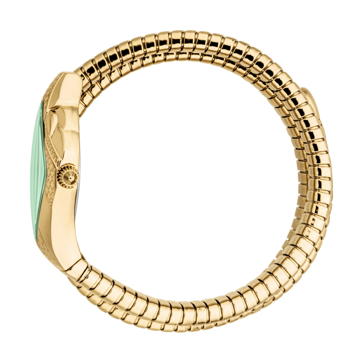Cristallo Yellow Gold Bottle Green - Just Cavalli JC1L307M0035