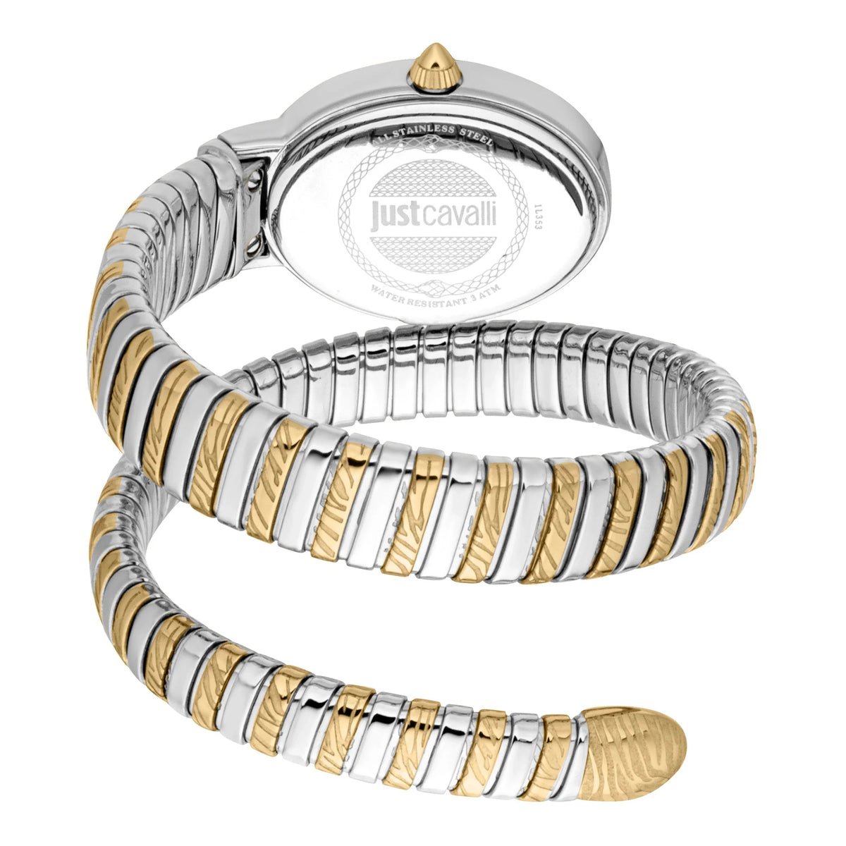Velina Silver Yellow Gold Green - Just Cavalli JC1L353M0065