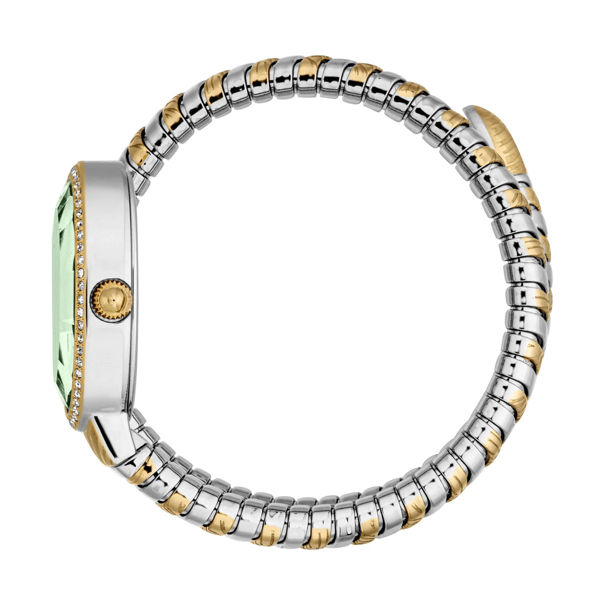 Velina Silver Yellow Gold Green - Just Cavalli JC1L353M0065