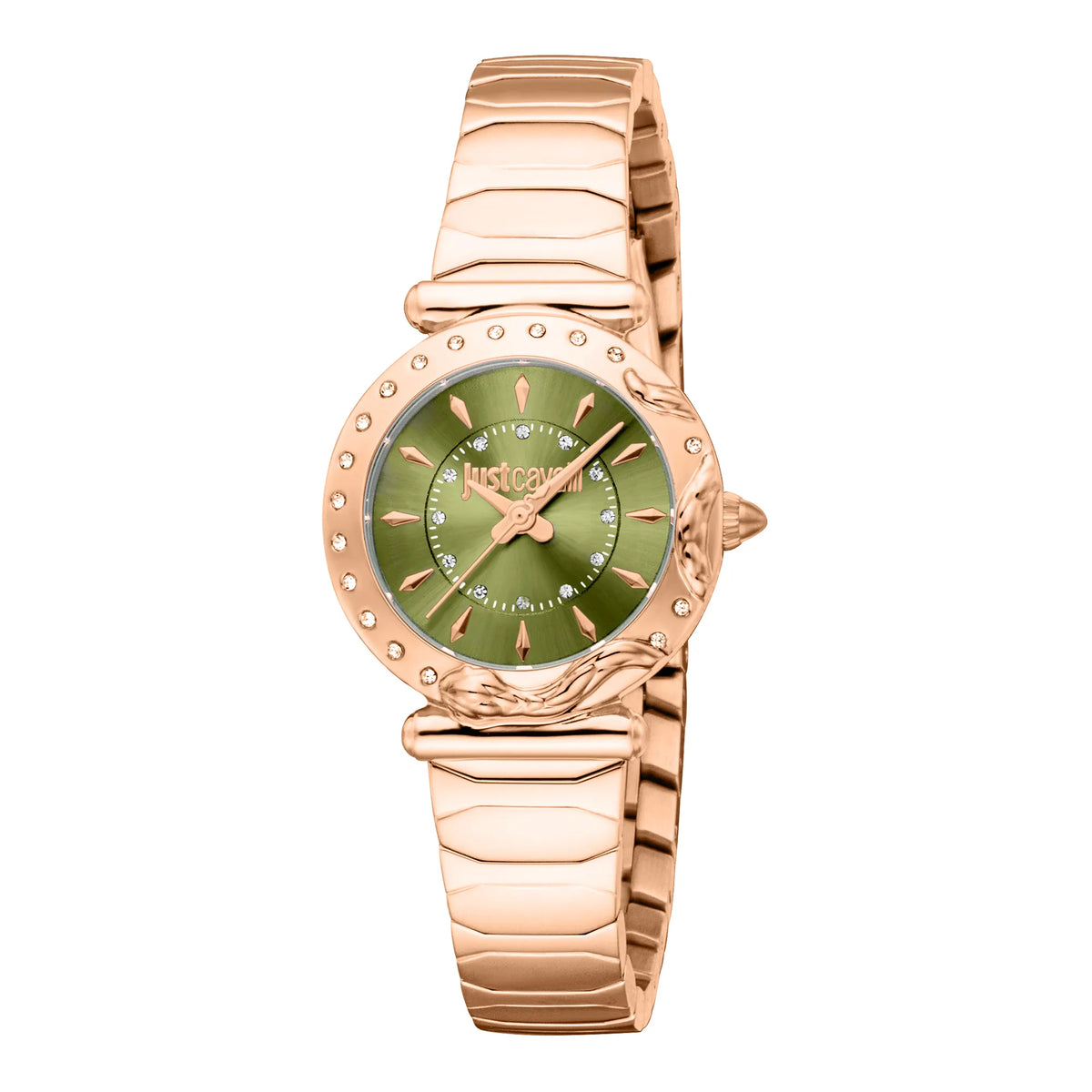 Stella Snake Rose Gold Green - Just Cavalli JC1L363M0055