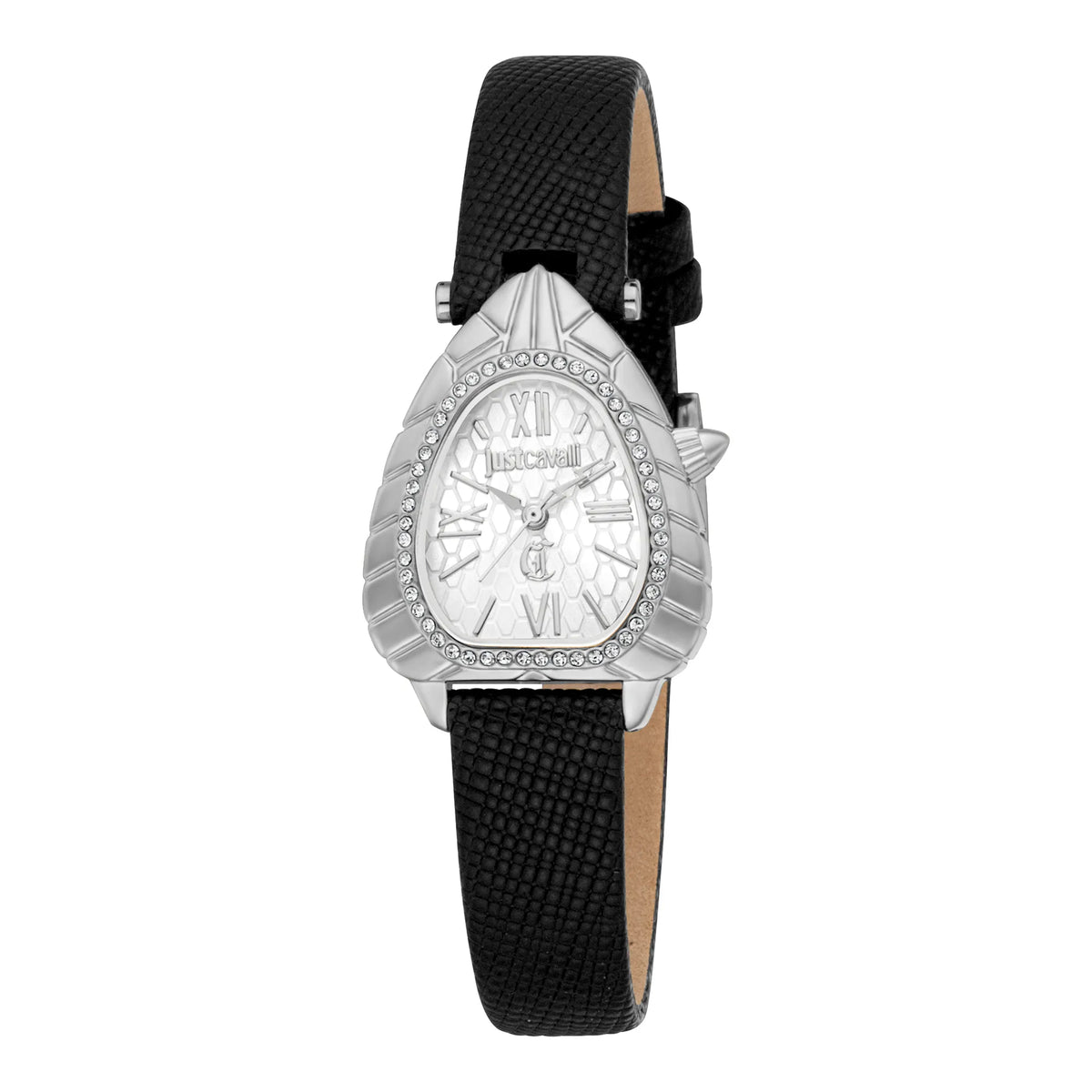 Perla Leather Black Silver - Just Cavalli JC1L366L0015