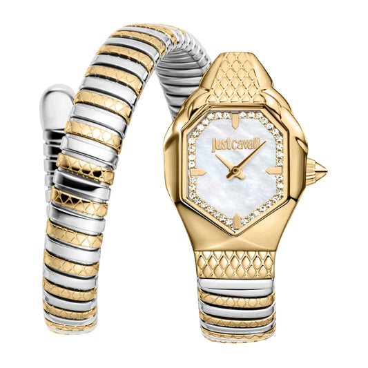 Aria Two Tones YG Silver MOP - Just Cavalli JC1L369M0065