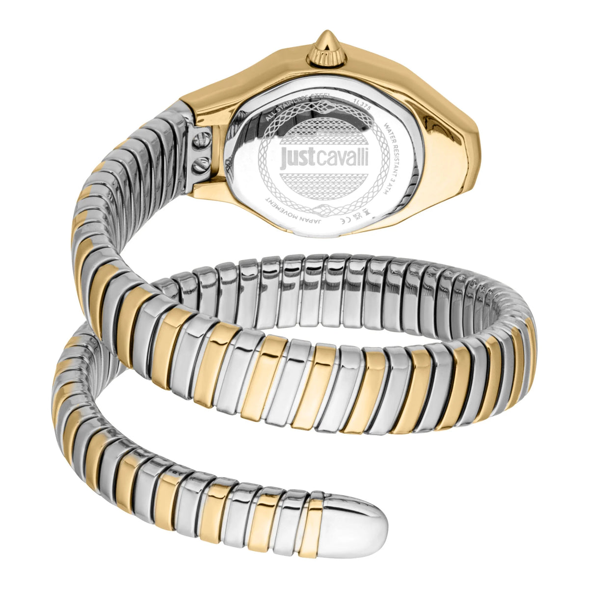 Vivace Silver Yellow Gold Antique white - Just Cavalli JC1L375M0055