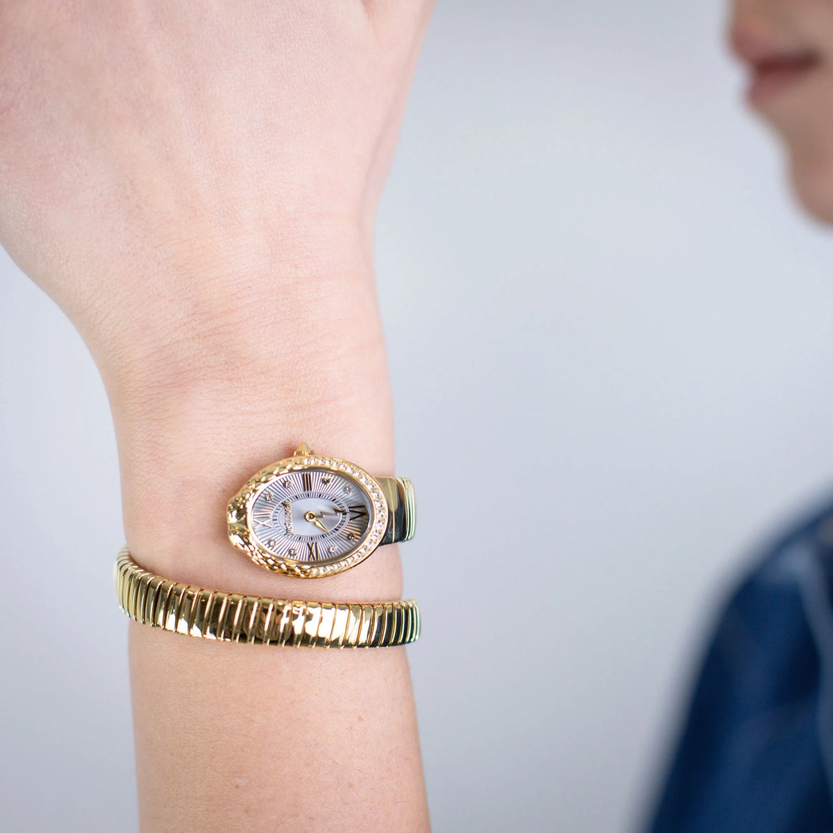 Fiore Yellow Gold Silver - Just Cavalli JC1L390M0025