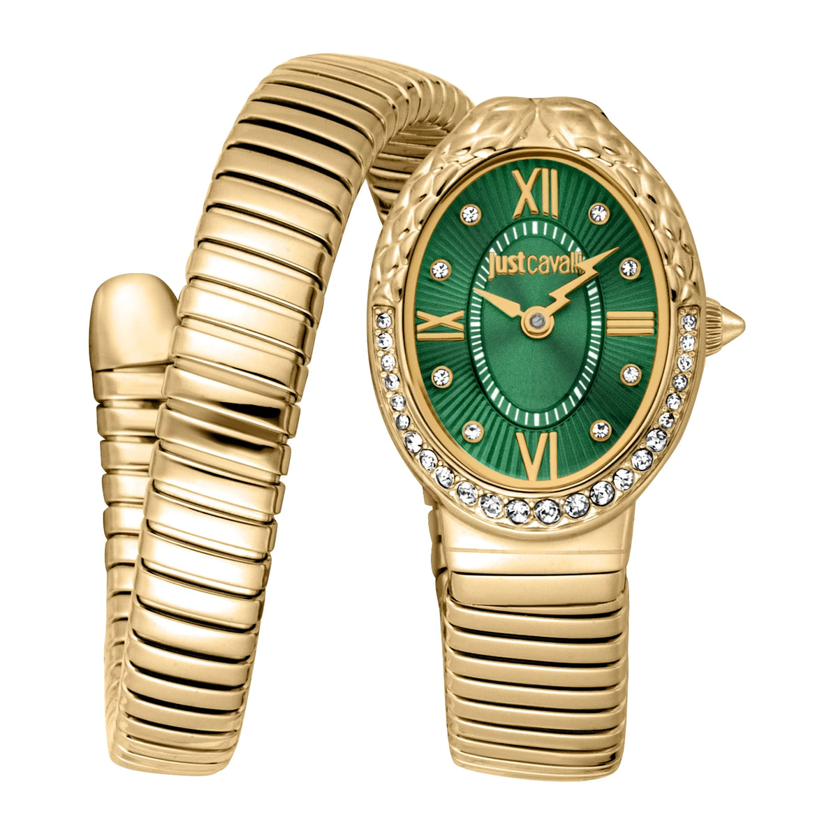 Fiore Yellow Gold Green - Just Cavalli JC1L390M0035