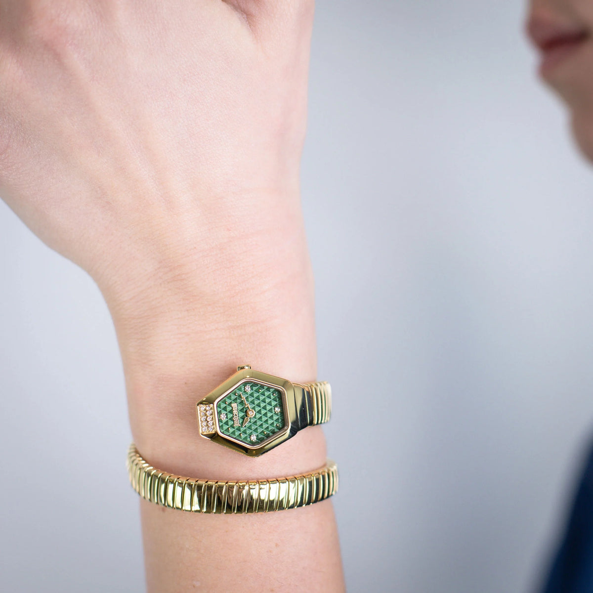 Splora Yellow Gold Green - Just Cavalli JC1L394M0035