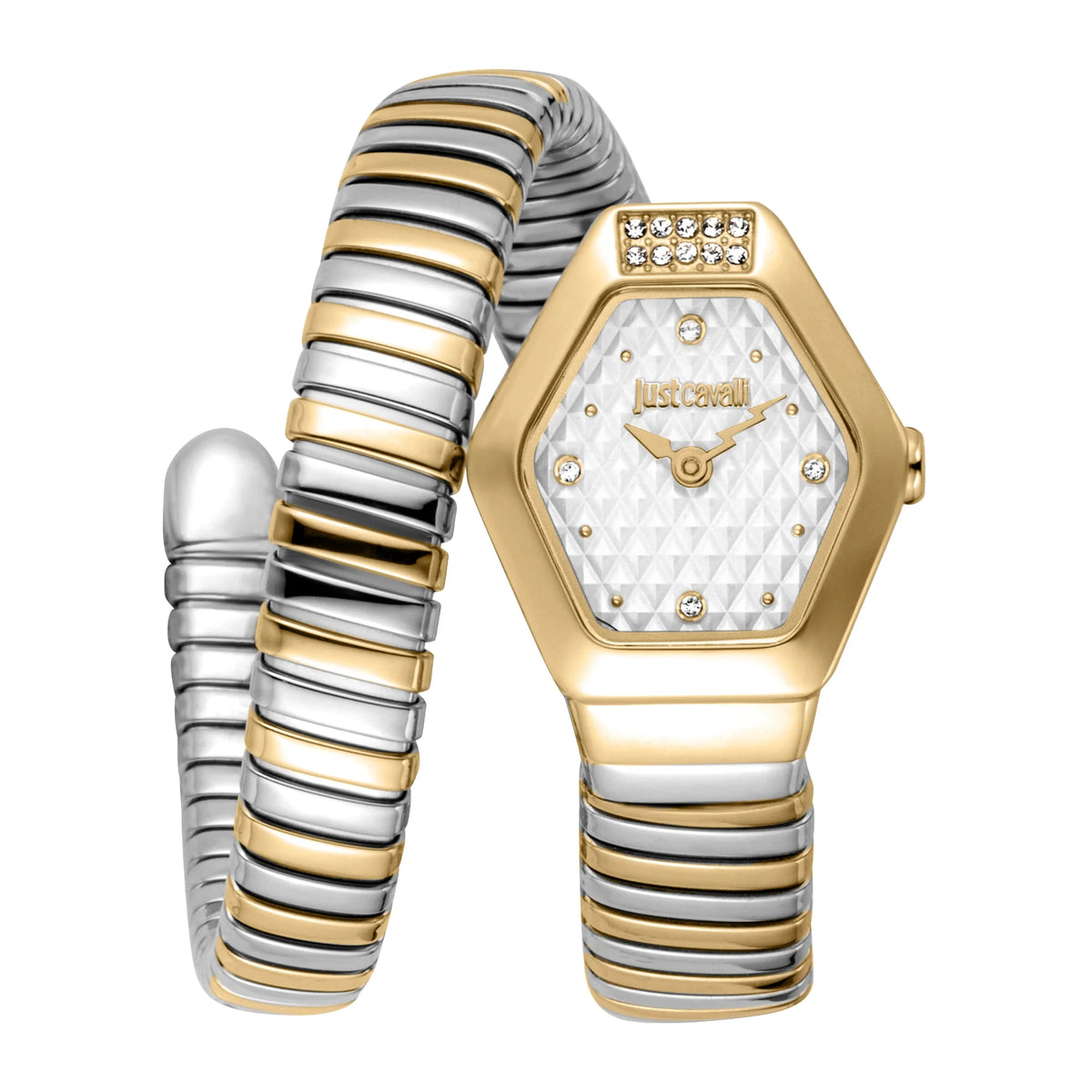 Splora Silver Yellow Gold - Just Cavalli JC1L394M0055