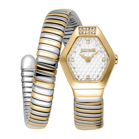 Splora Silver Yellow Gold - Just Cavalli JC1L394M0055