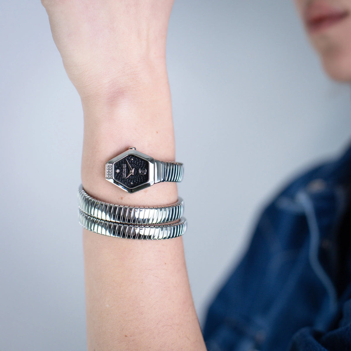 Romina Silver Black - Just Cavalli JC1L395M0015