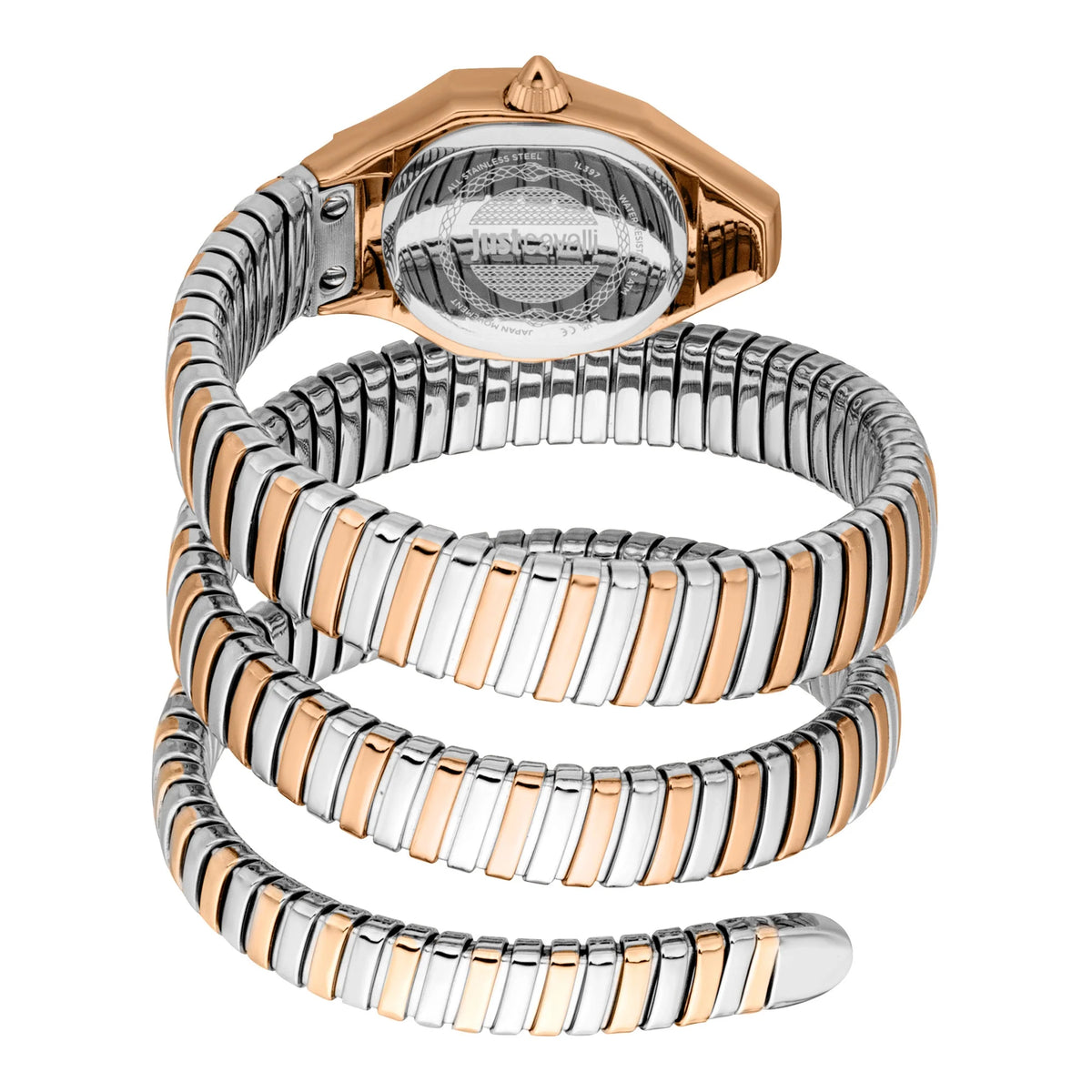 Lunara Silver Rose Gold Blue - Just Cavalli JC1L397M0085