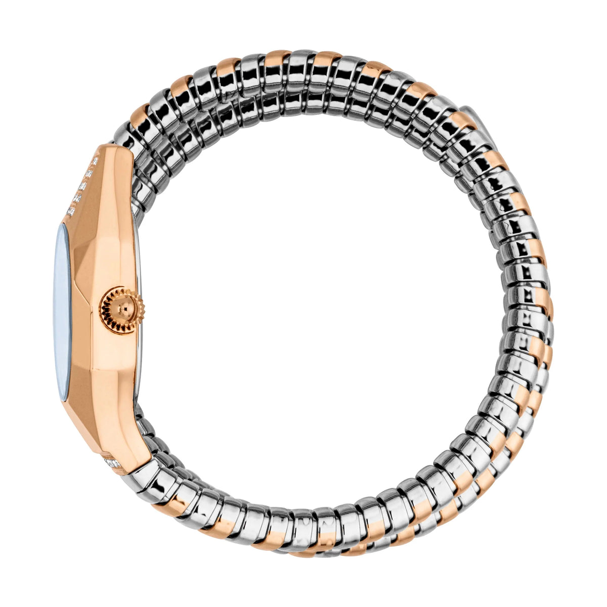 Lunara Silver Rose Gold Blue - Just Cavalli JC1L397M0085