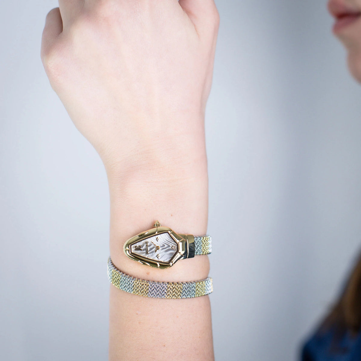 Fiamma Silver Yellow Gold - Just Cavalli JC1L426M0055