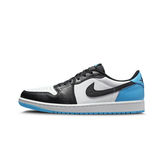 Jordan 1 Low Black Dark Powder Blue by Nike Air Jordan