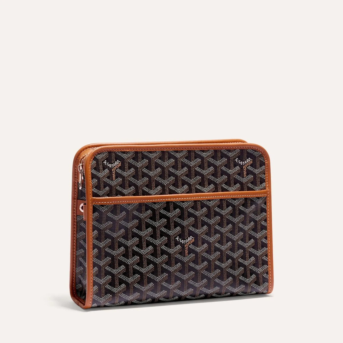 Goyard Jouvence MM Toiletry Bag in Black & Tan
