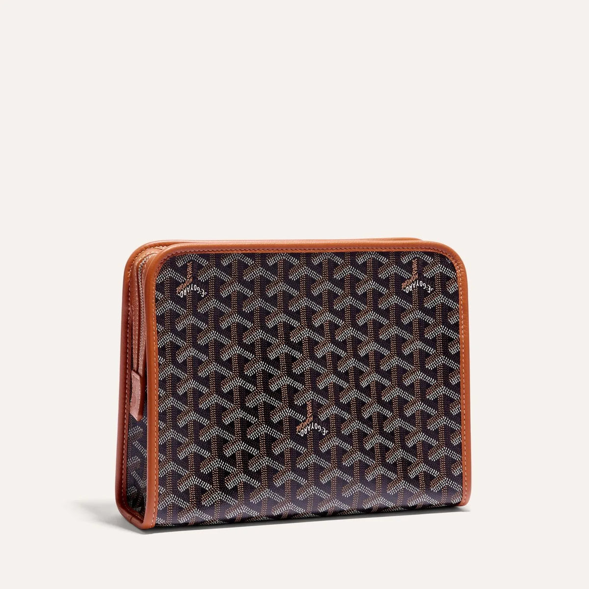 Goyard Jouvence MM Toiletry Bag in Black & Tan