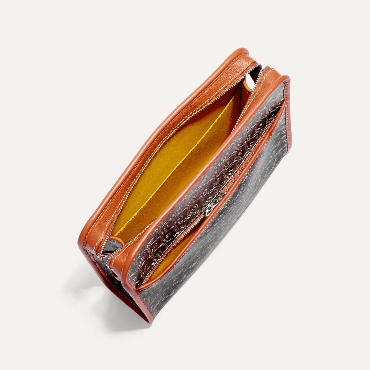 Goyard Jouvence MM Toiletry Bag in Black & Tan