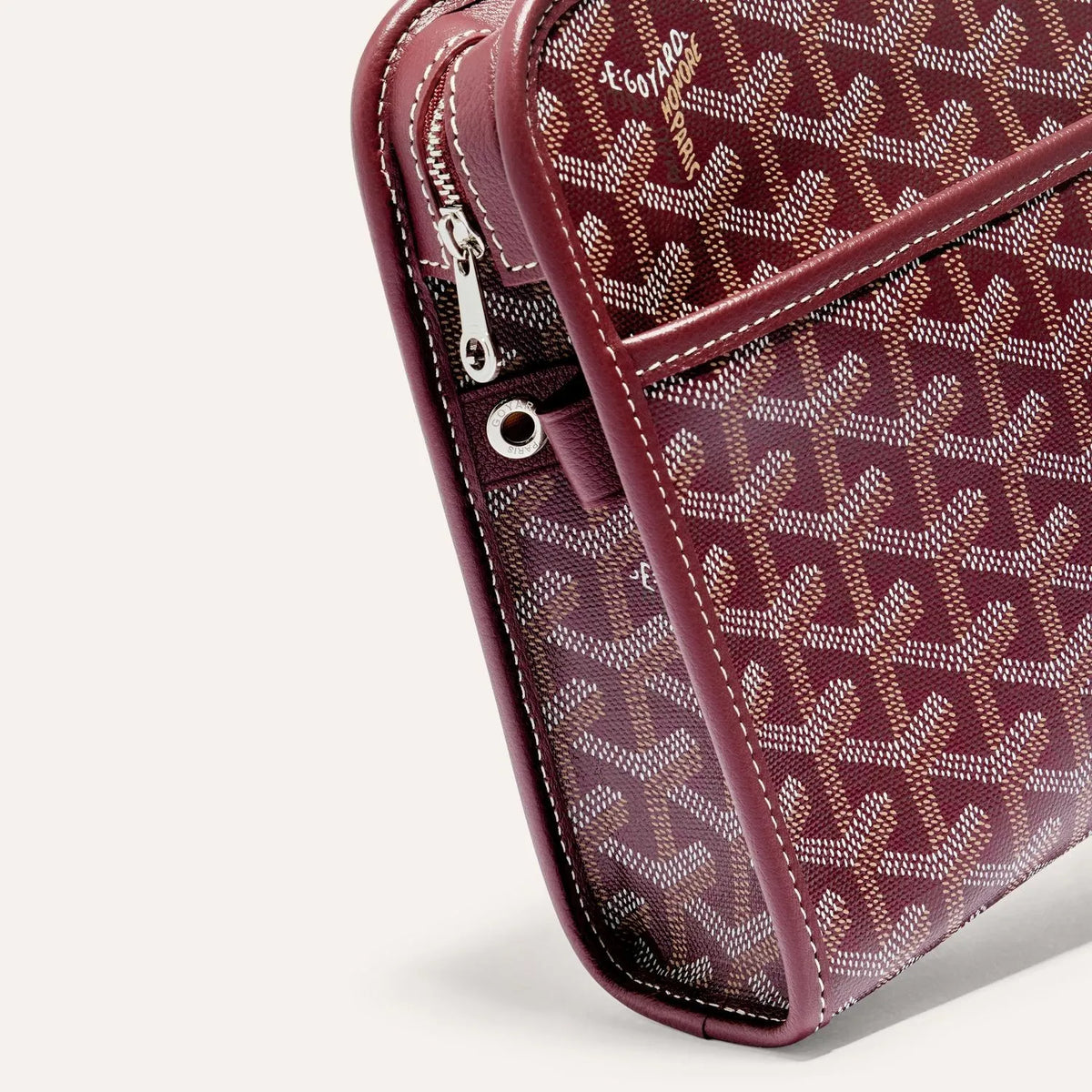 Goyard Jouvence MM Toiletry Bag in Burgundy