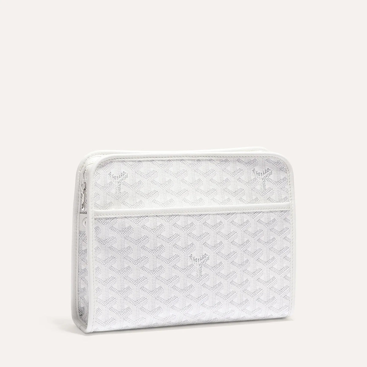 Goyard Jouvence MM Toiletry Bag in White