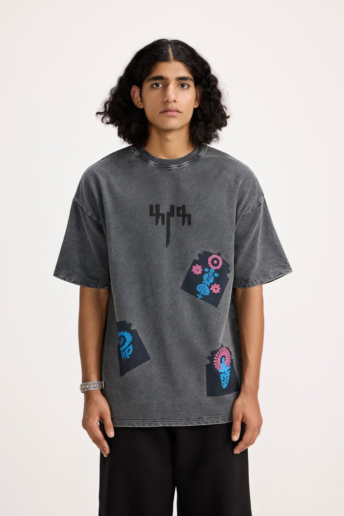 Jarokha Block Print - Tshirt by FARAK