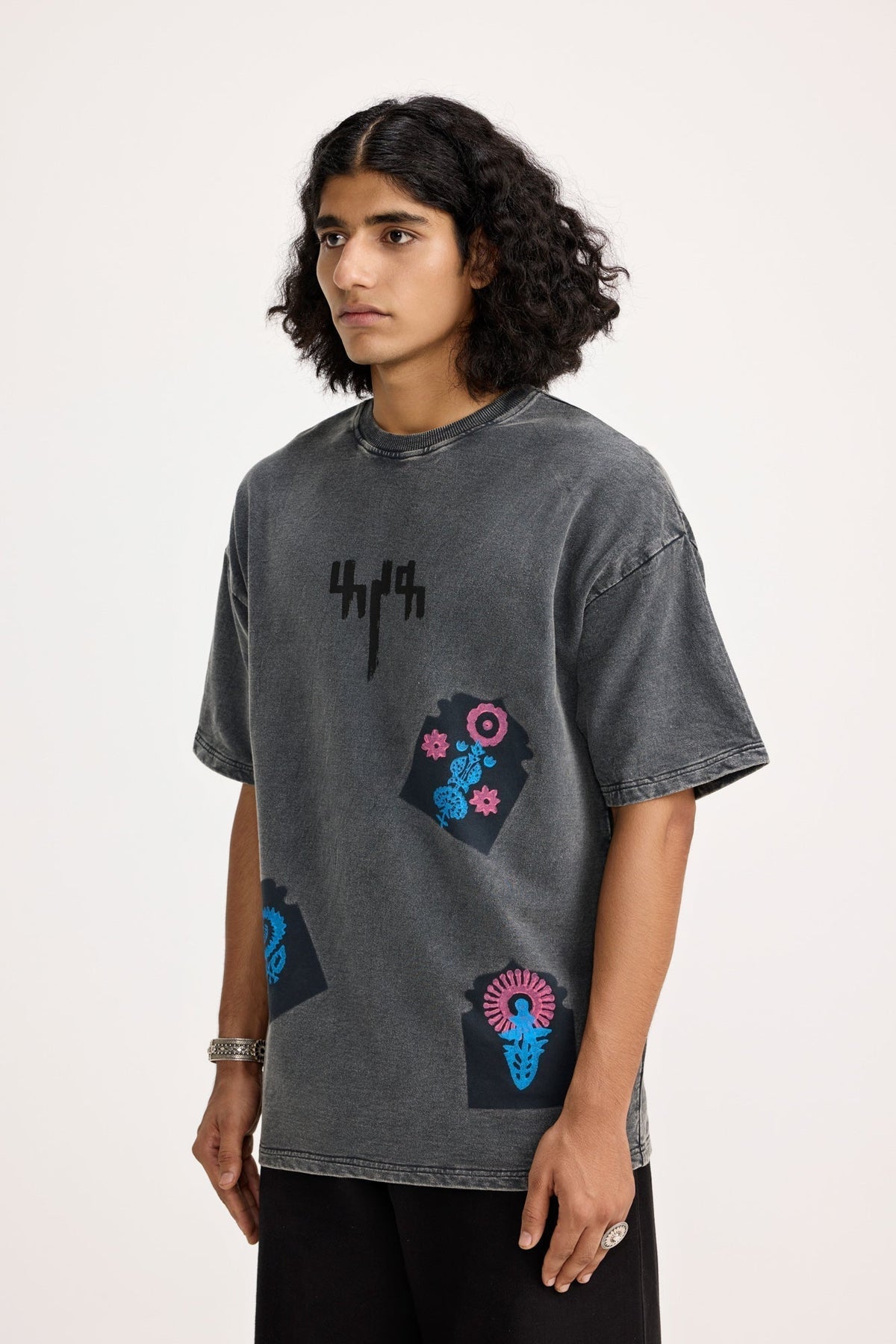 Jarokha Block Print - Tshirt by FARAK