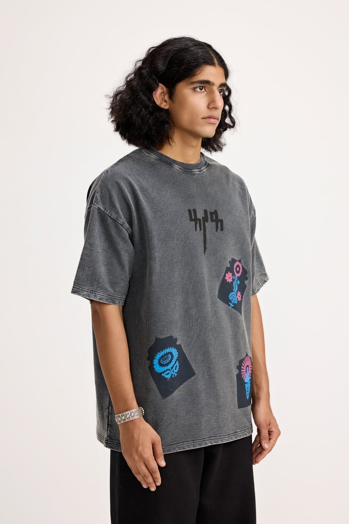 Jarokha Block Print - Tshirt by FARAK