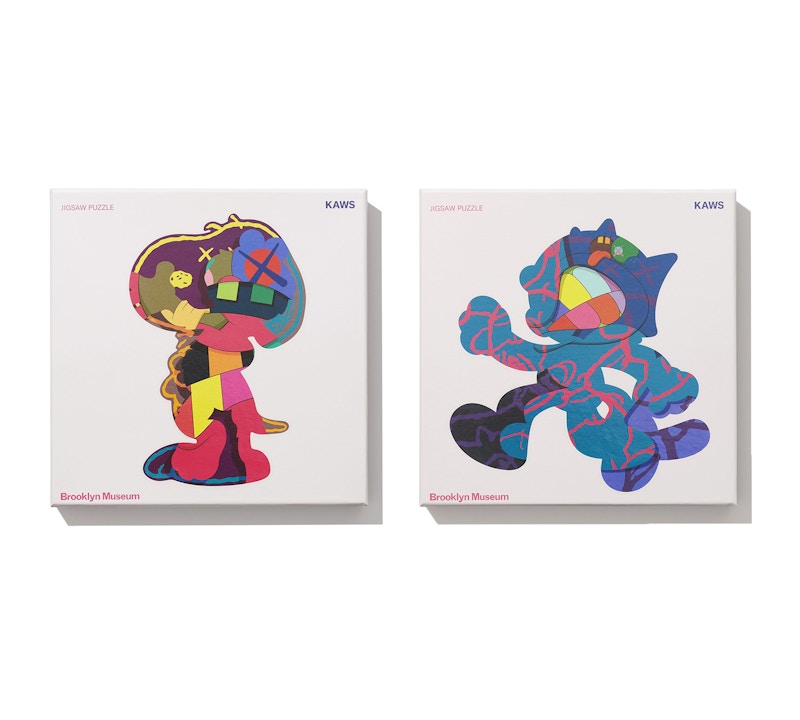 KAWS Brooklyn Museum Isolation Tower & Ankle Bracelet Jigsaw Puzzle Set (1,000 Pieces Each) by KAWS