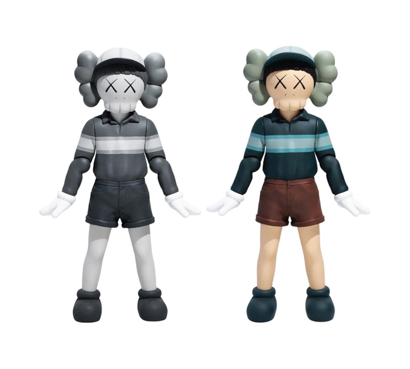 KAWS Chul-Su Vinyl Figure Set of 2 Coloured/Monotone by KAWS
