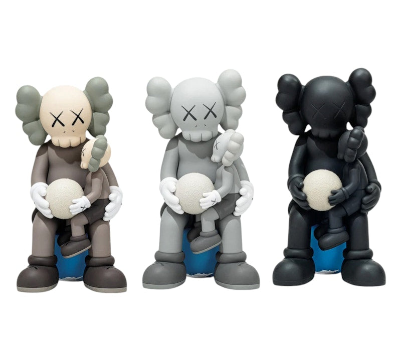 KAWS Holiday Thailand Vinyl Figure Set Brown/Grey/Black by KAWS