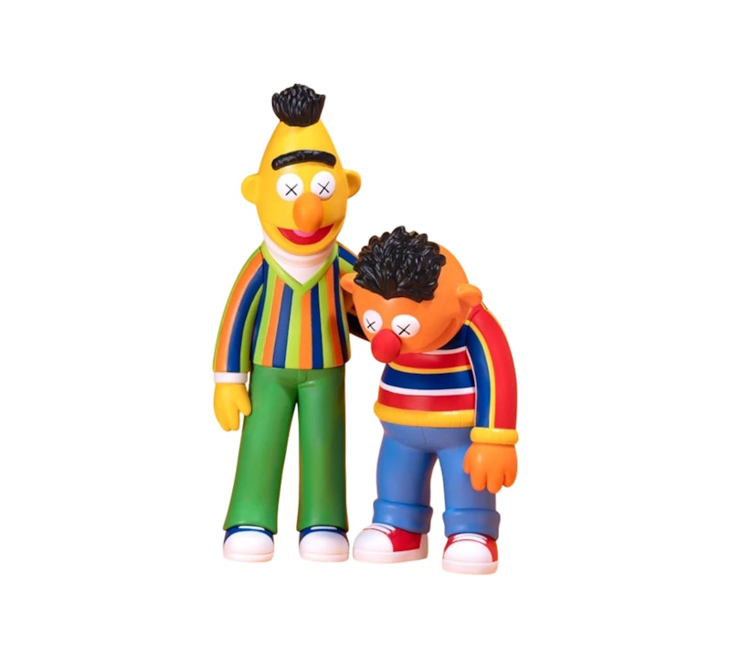 KAWS & Sesame Street Bert & Ernie Vinyl Figure Set of 2 by KAWS