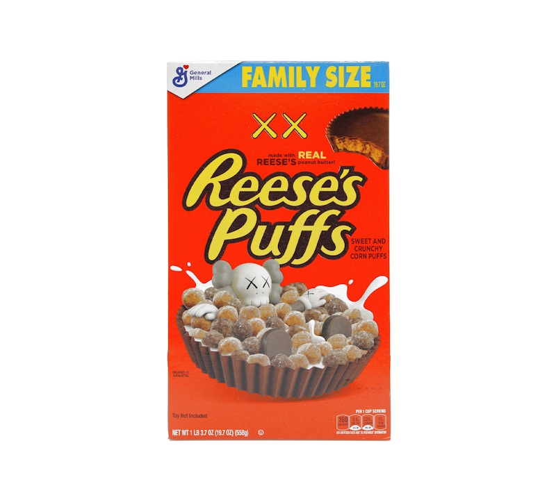 KAWS x Reese's Puffs Cereal Family Size (Not Fit For Human Consumption) by KAWS