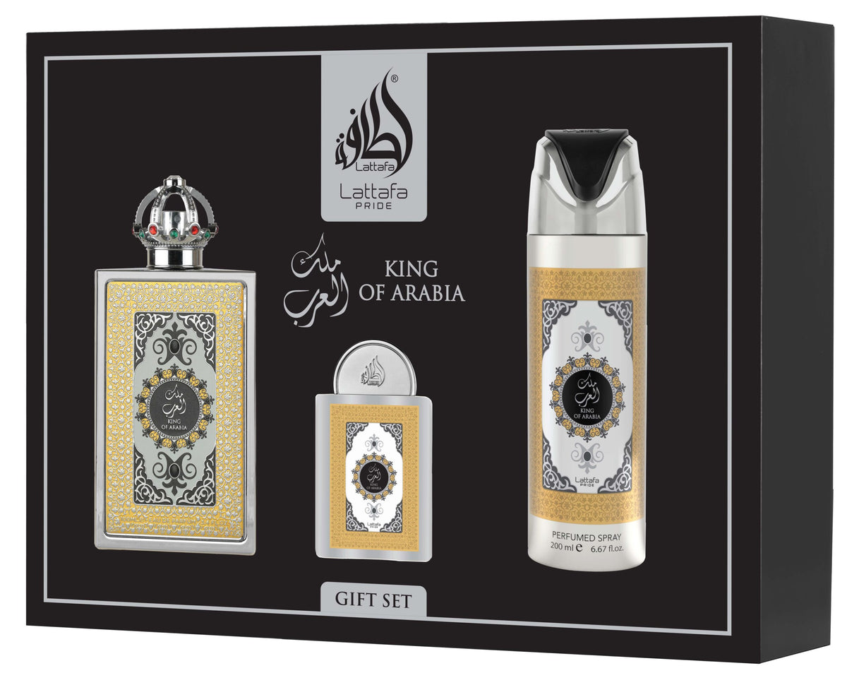 Lattafa King Of Arabia 3-Piece Gift Set official product image