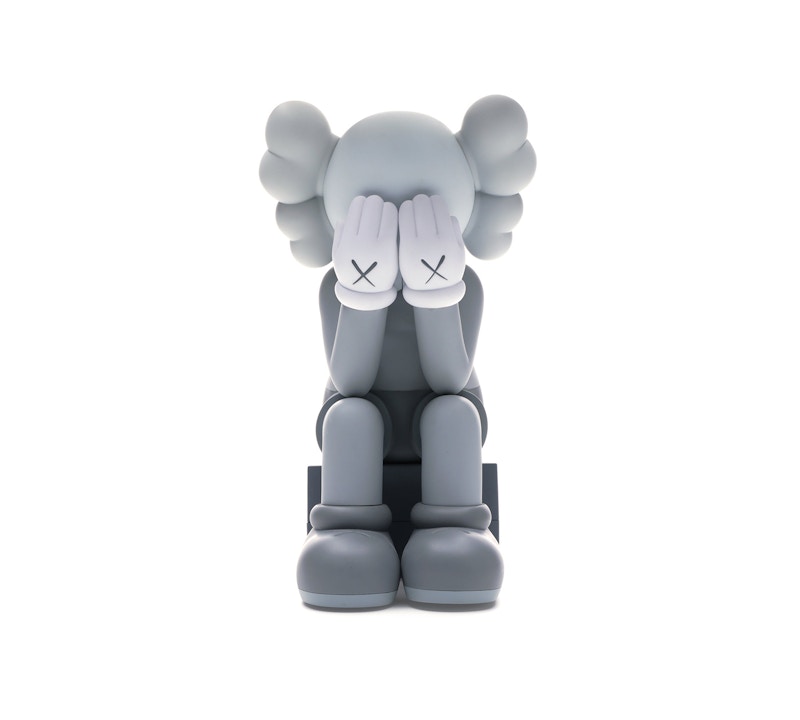 KAWS Passing Through Open Edition Vinyl Figure Grey by KAWS