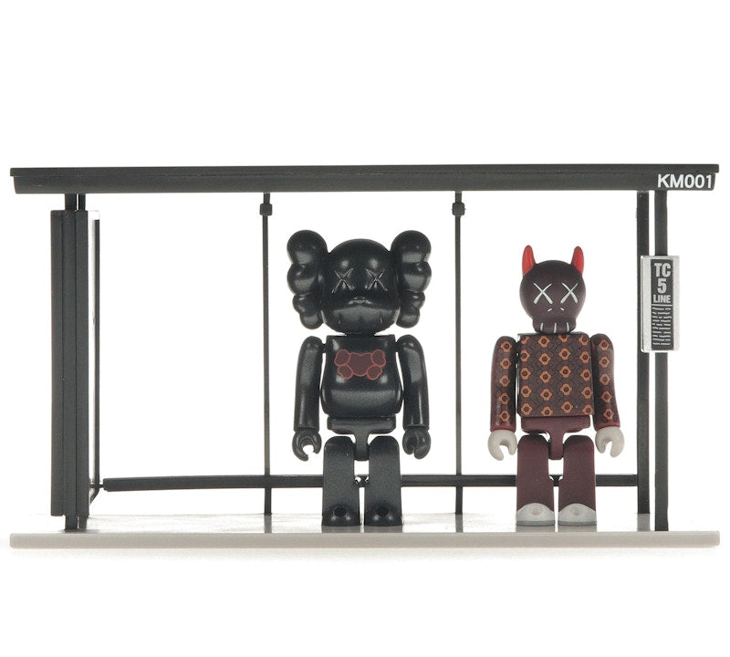 KAWS x Medicom Bus Stop Series Volume 1 Vinyl Toy Black/Red by KAWS
