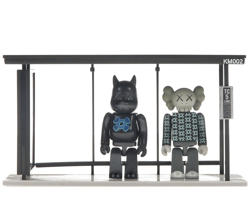 KAWS x Medicom Bus Stop Series Volume 2 Vinyl Toy Black/Blue by KAWS