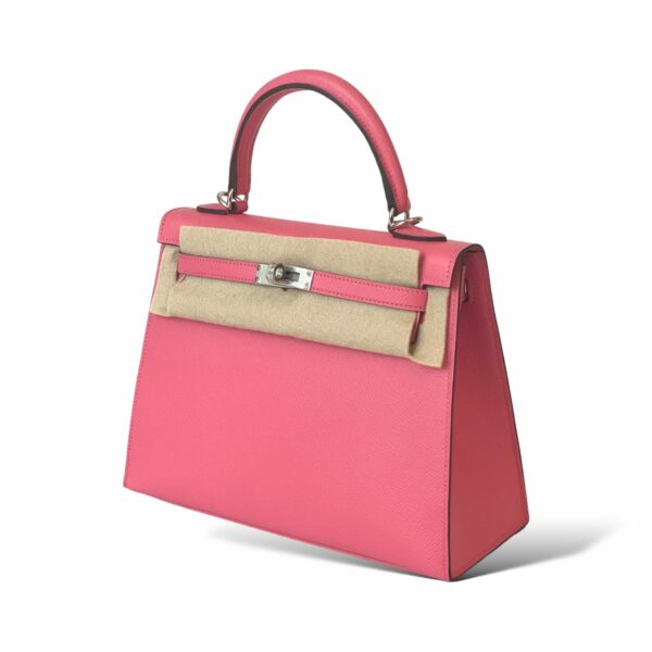 Hermes Kelly 25 – Rose Azalee Epsom Leather with Palladium Hardware
