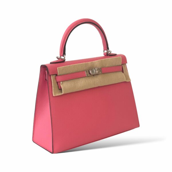 Hermes Kelly 25 – Rose Azalee Epsom Leather with Palladium Hardware