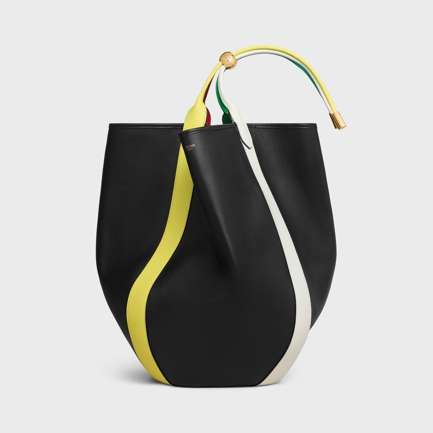 CELINE Large Drop Bucket Bag – Smooth Calfskin (Gold Finish) - Zeuskicks