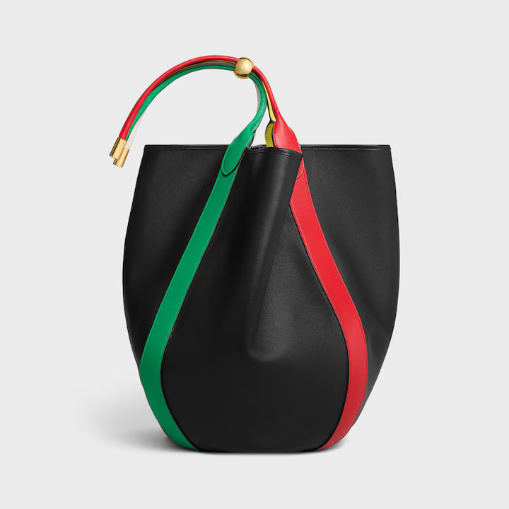 CELINE Large Drop Bucket Bag – Smooth Calfskin (Gold Finish) - Zeuskicks