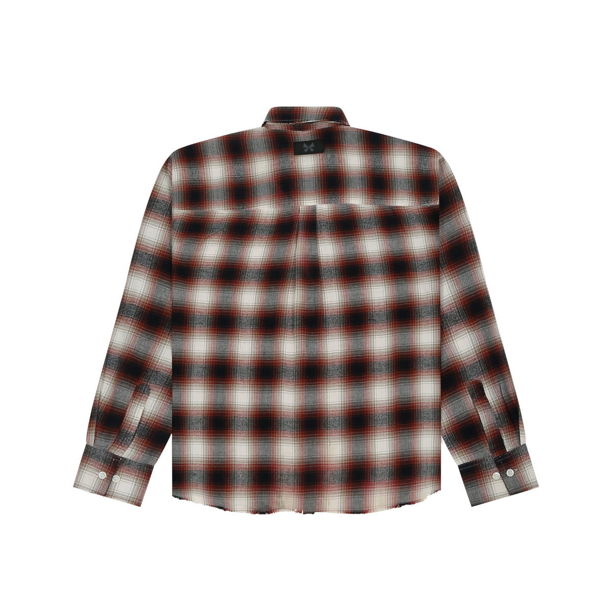 Frayed Flannel Red/White by Peace In Chaos