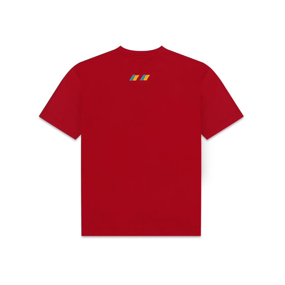 Doodle man t-shirt - Red by HUEMN