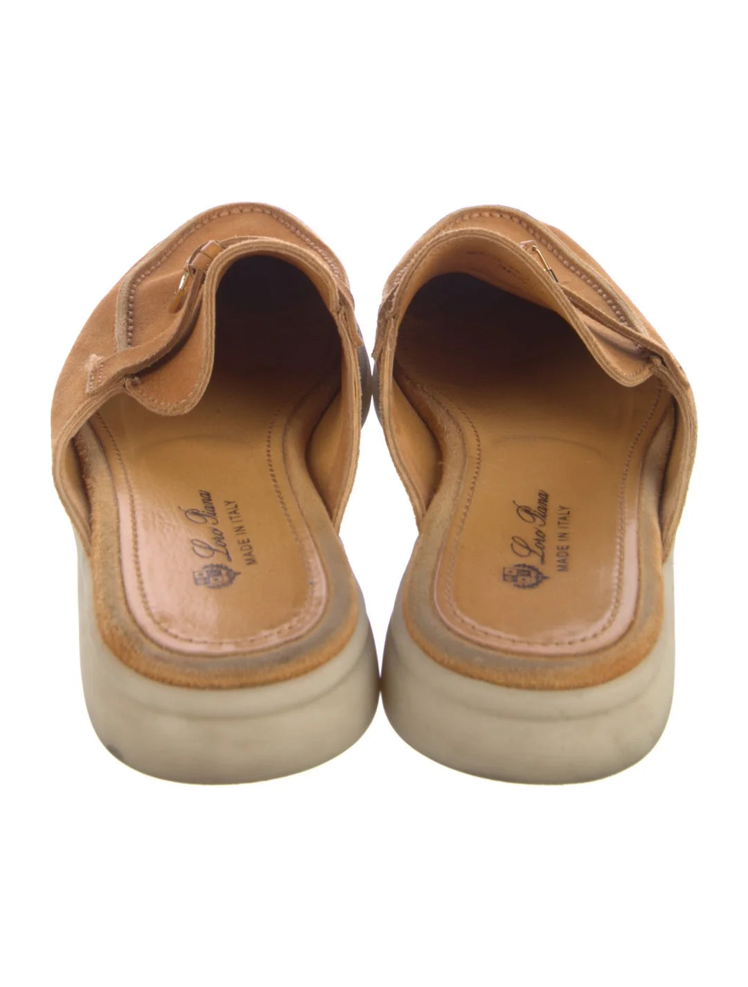 Loro Piana Charms Walk Babouche – Suede Slip-On Mules