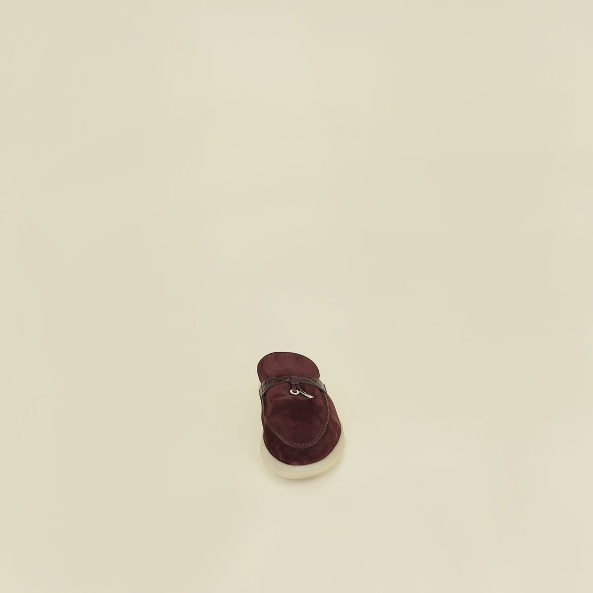 Loro Piana Summer Charms Babouche Walk Loafers – Oxblood Suede & Alligator Edition