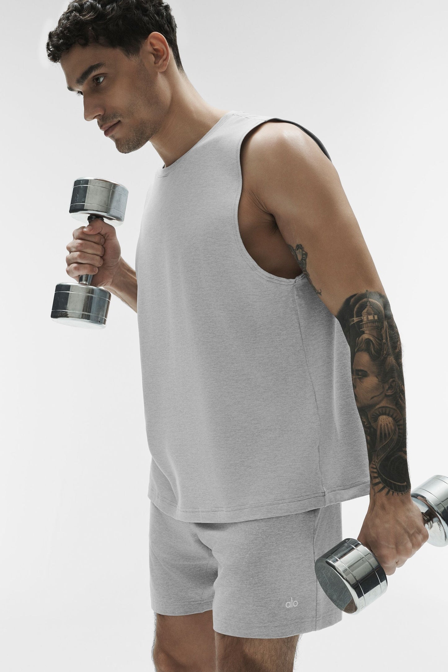 Conquer Muscle Tank - Athletic Heather Grey (M2066R)